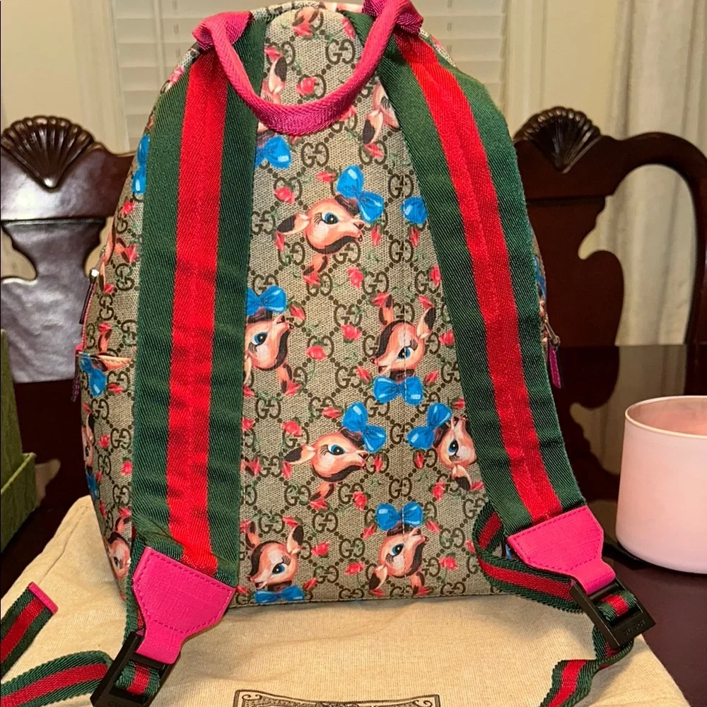 💕Gucci Backpack with Blue and Pink Accents💕 - Picture 3 of 8